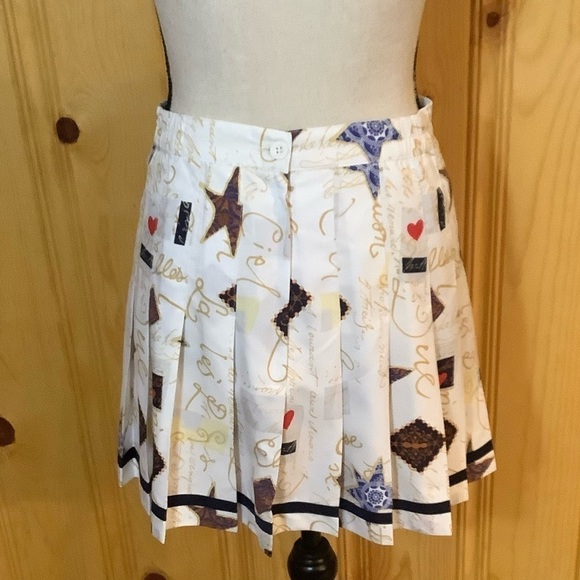 Ellesse Printed Pleated Tennis Skirt Sz-8 - Picture 2 of 8